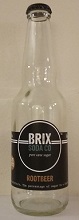 Brix Soda Company Root Beer Bottle