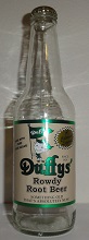 Duffy's Rowdy Root Beer Bottle