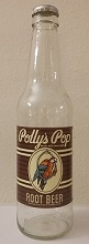 Polly's Pop Root Beer Bottle